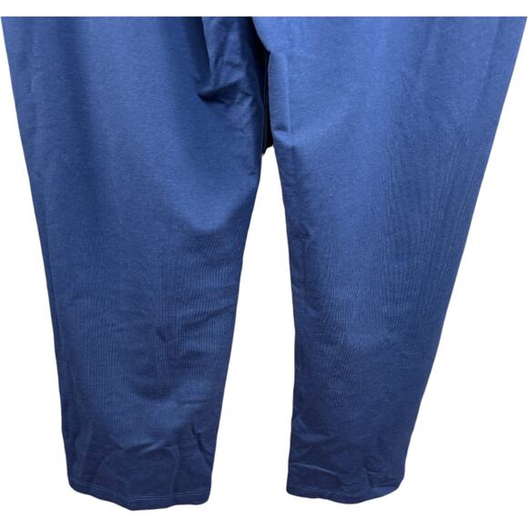 Denim & Co. Petite Easywear French Terry Pant Navy Medium PETITE NWOT Stretch - Picture 6 of 10